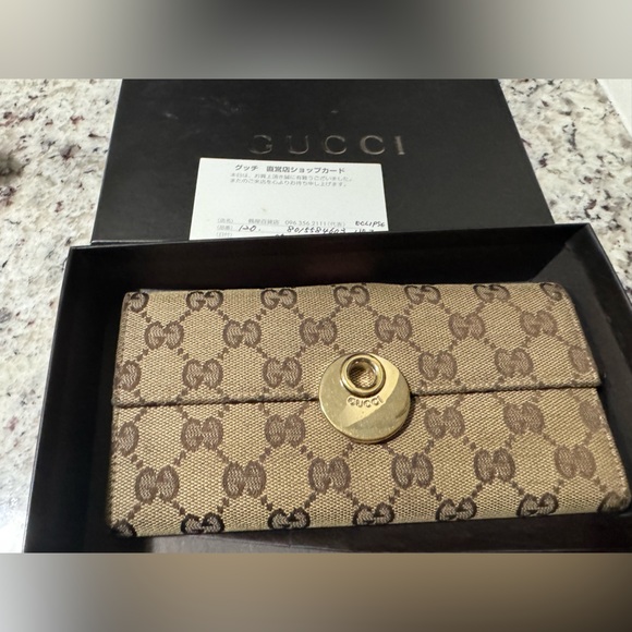 Gucci Brown and Pink Wallet with box - Picture 13 of 15